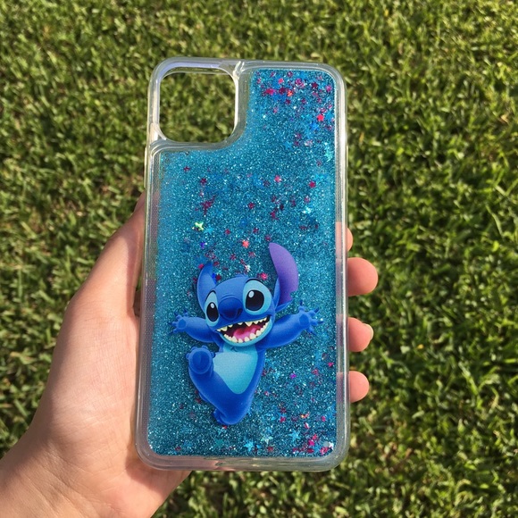 Stitch From Lilo And Stitch Glitter Disney iPhone Case - Picture 1 of 15